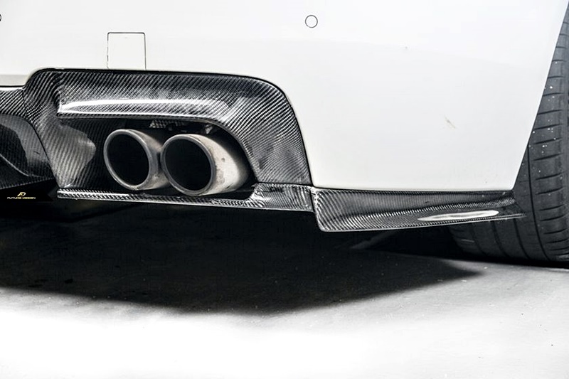 BMW F10 M5- AirWing Carbon Rear Bumper splitter 03